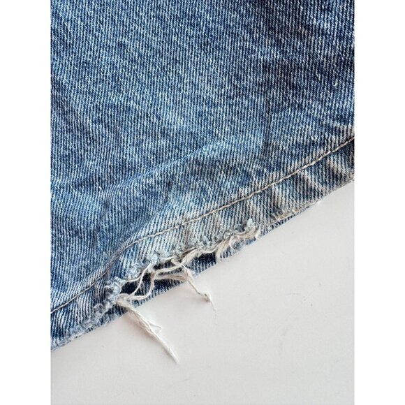 ZARA Medium Wash Denim High Rise Flared Leg Jeans, Size 8/30 - Picture 8 of 12